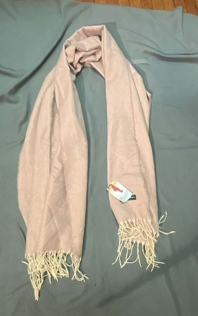 Baby Alpaca Scarf 78" x 28" Pink Made In Ecuador